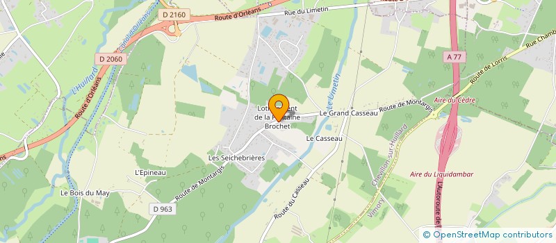 localisation de l'entreprise MADAME CARINE THIBAUT à CHEVILLON-SUR-HUILLARD