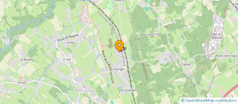 localisation de l'entreprise MADAME CARINE THOUMINE  PERS-JUSSY