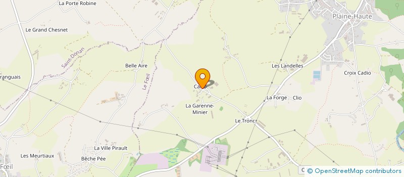 localisation de l'entreprise MADAME CARINE TOQUET  PLAINE-HAUTE