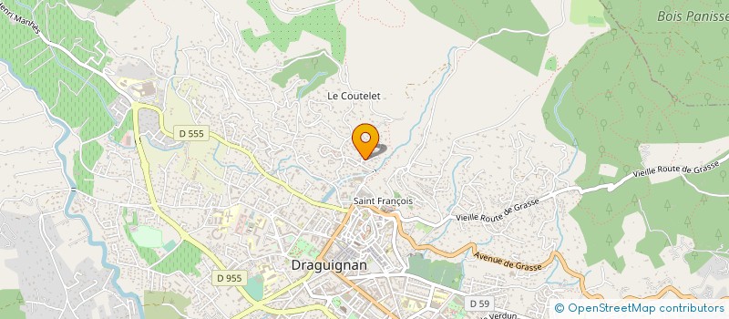 localisation de l'entreprise MADAME CARINE TREMBLAIS  DRAGUIGNAN