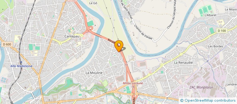 localisation de l'entreprise MADAME CARINE VALETTE à ALBI