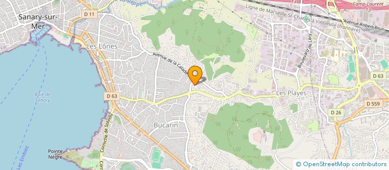 localisation de l'entreprise MADAME CARINE VENTIMIGLIA à SIX-FOURS-LES-PLAGES