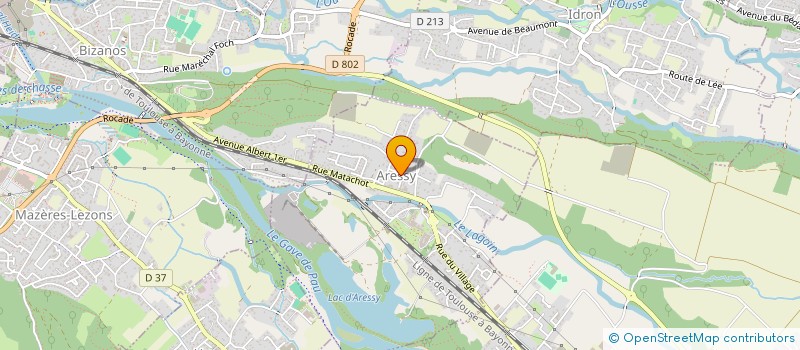 localisation de l'entreprise MADAME CARINE VIEILLARD  ARESSY