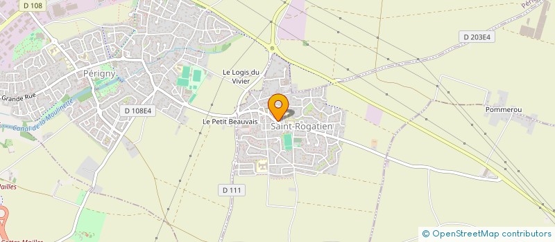 localisation de l'entreprise MADAME CARINE VILCOT  SAINT-ROGATIEN