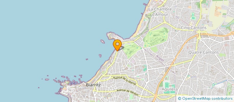 localisation de l'entreprise MADAME CARINE VINCENT à BIARRITZ