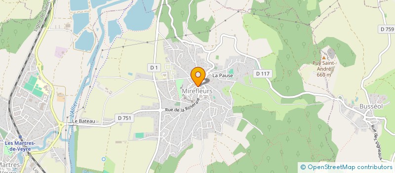 localisation de l'entreprise MADAME CARINE VOLLE  MIREFLEURS