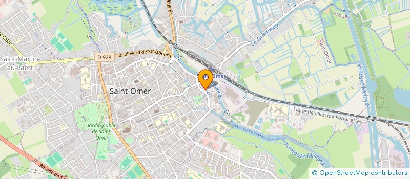 localisation de l'entreprise MADAME CARINE WIEL  SAINT-OMER