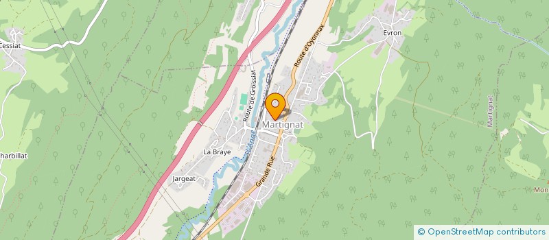 localisation de l'entreprise MADAME CARINE ZAHND à MARTIGNAT