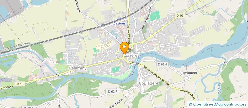 localisation de l'entreprise MADAME CARINE ZANCONATO  CAZERES