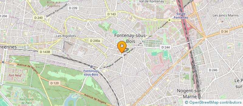 localisation de l'entreprise MADAME CARINE ZIMMERMANN à FONTENAY-SOUS-BOIS