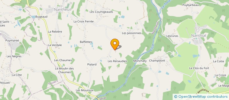 localisation de l'entreprise MADAME CARINNE EYMARD à NANTHEUIL