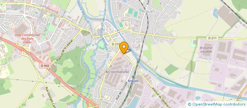 localisation de l'entreprise MADAME CARINNE LEROY  ARQUES