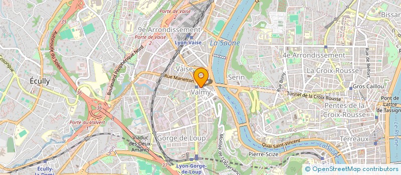 localisation de l'entreprise MADAME CARINNE PHILIBERT  LYON