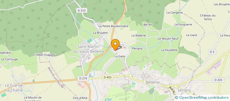 localisation de l'entreprise MADAME CARINNE PRICKEL à SAINT-MARTIN-DU-VIEUX-BELLEME