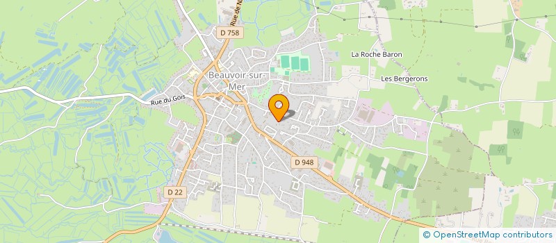 localisation de l'entreprise MADAME CARINNE QUELIN à BEAUVOIR-SUR-MER