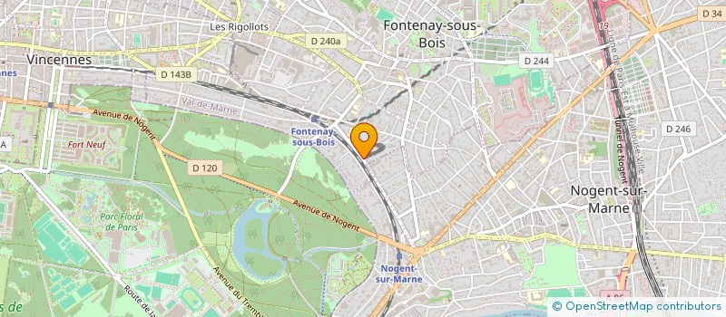 localisation de l'entreprise MADAME CARINNE SWIERC à FONTENAY-SOUS-BOIS
