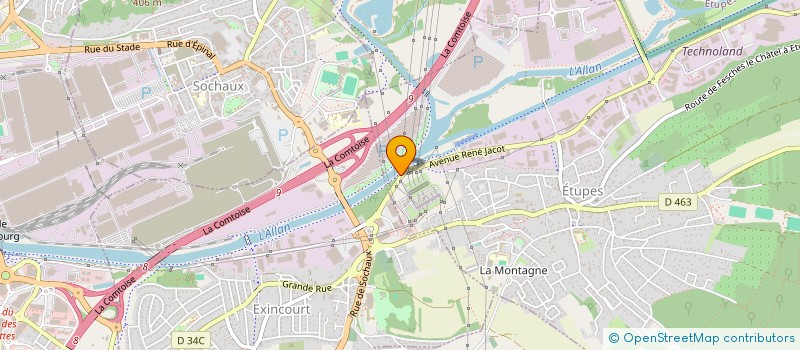 localisation de l'entreprise MADAME CARLA ABDELAZIZ  ETUPES