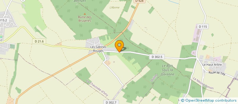 localisation de l'entreprise MADAME CARLA ALEXANDRA DA SILVA à LA CHAUSSEE-D'IVRY