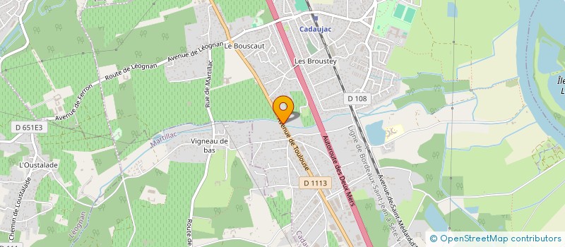 localisation de l'entreprise MADAME CARLA ALEXANDRA TEIXEIRA DIAS FERNANDES  CADAUJAC