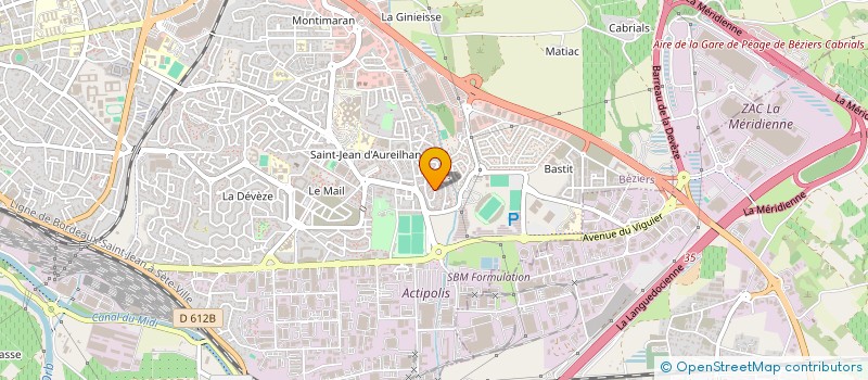 localisation de l'entreprise MADAME CARLA ALLARD  BEZIERS
