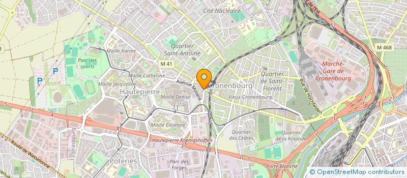 localisation de l'entreprise MADAME CARLA ALVES à STRASBOURG