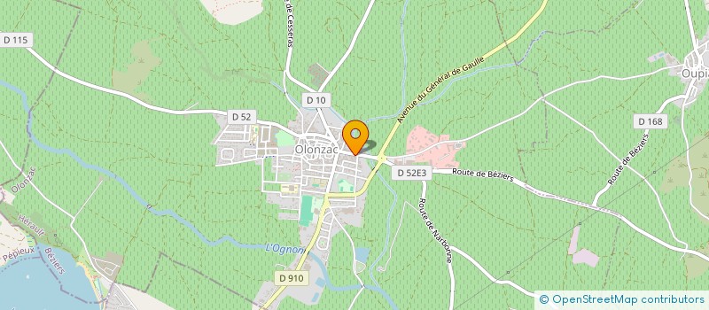 localisation de l'entreprise MADAME CARLA AMIARD  OLONZAC