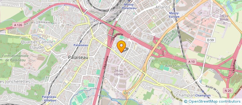 localisation de l'entreprise MADAME CARLA AMORIM DA ROCHA  PALAISEAU