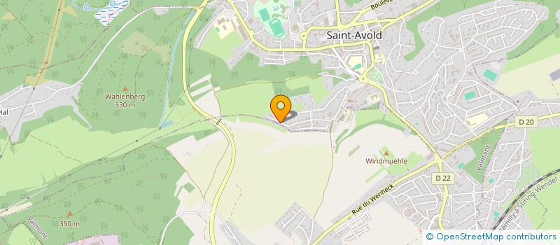 localisation de l'entreprise MADAME CARLA ANSEL  SAINT-AVOLD