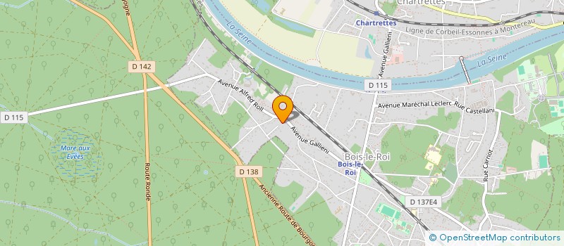 localisation de l'entreprise MADAME CARLA ARAUJO DA SILVA  BOIS-LE-ROI