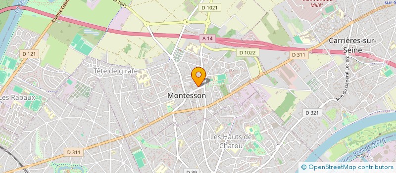 localisation de l'entreprise MADAME CARLA BELEOKEN  MONTESSON