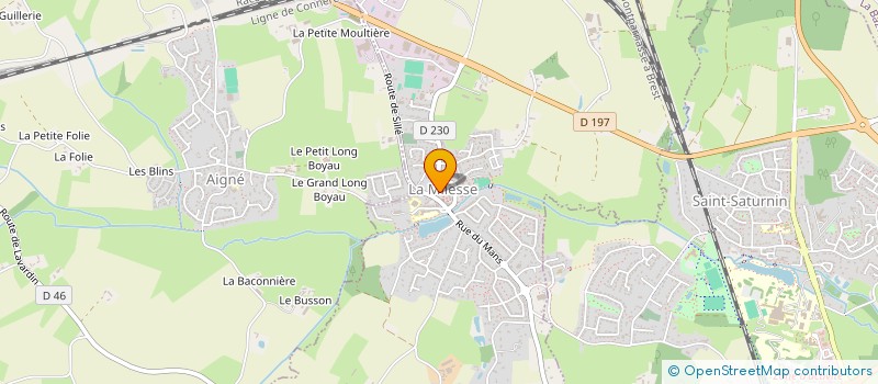 localisation de l'entreprise MADAME CARLA BELLANGER  LA MILESSE