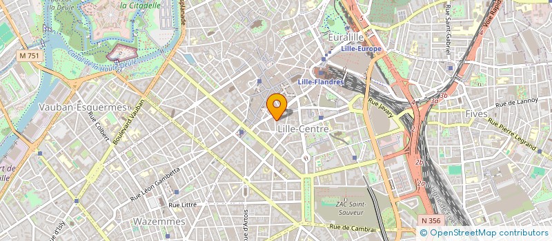 localisation de l'entreprise MADAME CARLA BELLINI à LILLE