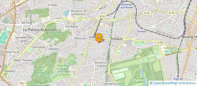 localisation de l'entreprise MADAME CARLA BERNARD-COFFRE à SCEAUX