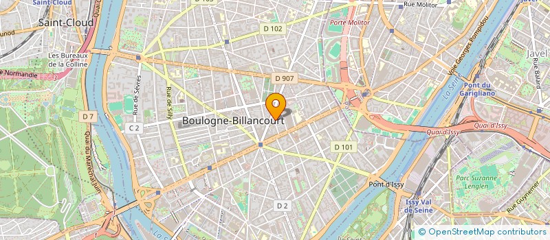 localisation de l'entreprise MADAME CARLA BESSI-FRANCE à BOULOGNE-BILLANCOURT