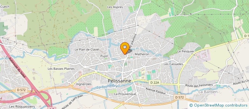 localisation de l'entreprise MADAME CARLA BETTI  PELISSANNE