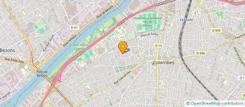 localisation de l'entreprise MADAME CARLA BOMOLO à COLOMBES