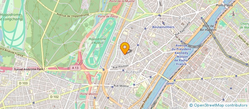 localisation de l'entreprise MADAME CARLA BRUNI TEDESCHI  PARIS