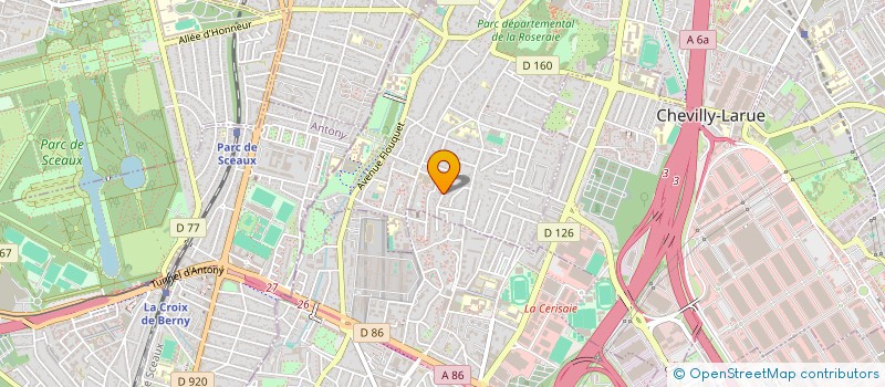 localisation de l'entreprise MADAME CARLA BULARD  L'HAY-LES-ROSES