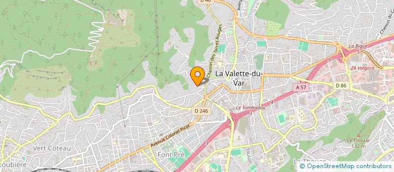 localisation de l'entreprise MADAME CARLA CAILLIARD REMY à TOULON