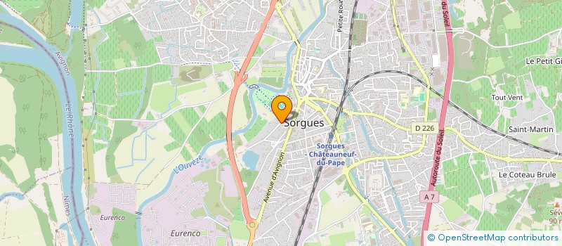 localisation de l'entreprise MADAME CARLA CAPPADONA  SORGUES