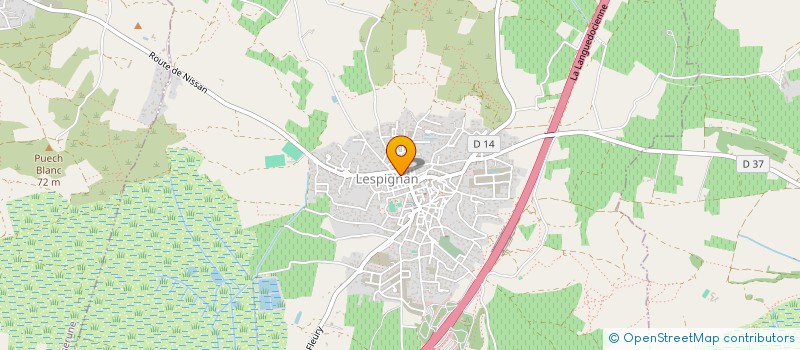 localisation de l'entreprise MADAME CARLA CAUSSIDERY  LESPIGNAN