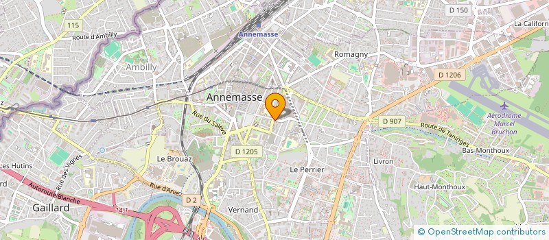 localisation de l'entreprise MADAME CARLA CESARO  ANNEMASSE