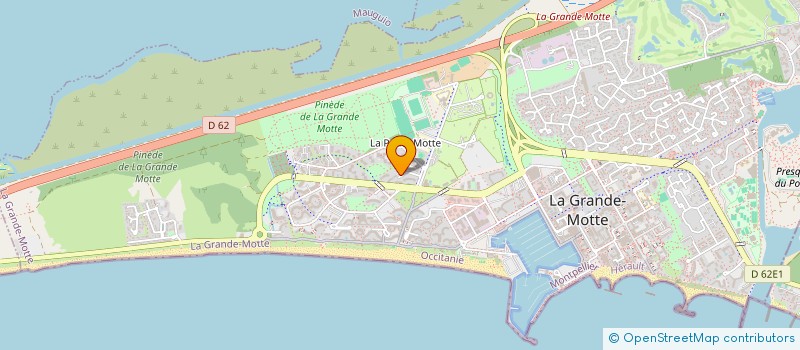 localisation de l'entreprise MADAME CARLA CHARPENTIER  LA GRANDE-MOTTE