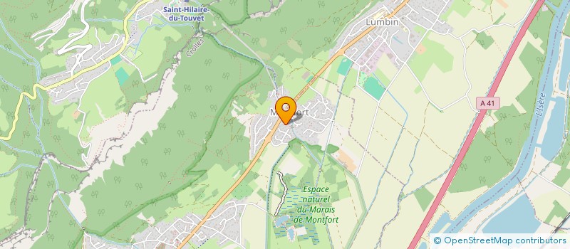 localisation de l'entreprise MADAME CARLA CHIARAMONTE  CROLLES