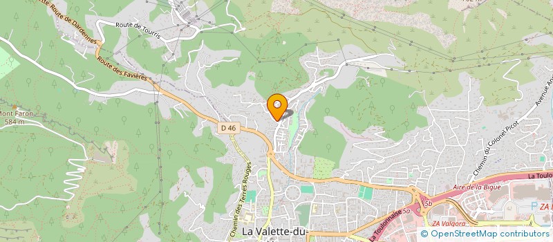 localisation de l'entreprise MADAME CARLA CHIARAMONTE  LA VALETTE-DU-VAR