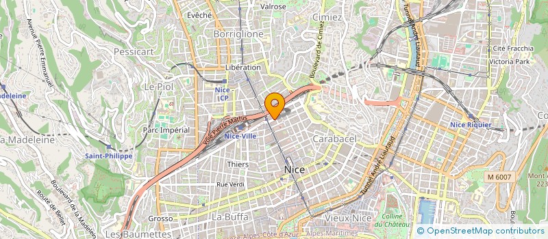 localisation de l'entreprise MADAME CARLA CHIARAVIGLIO  NICE