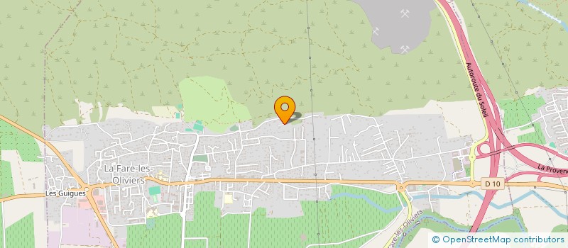 localisation de l'entreprise MADAME CARLA CORREIA DOS SANTOS  LA FARE-LES-OLIVIERS