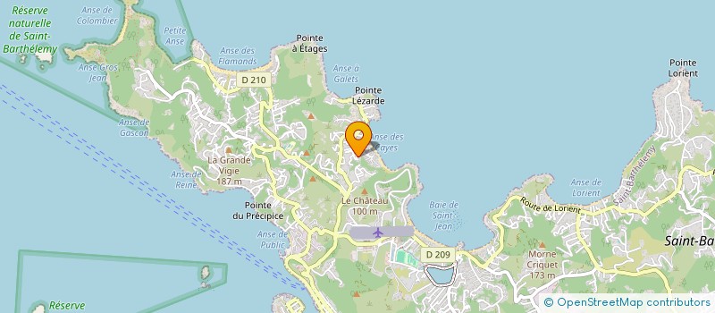 localisation de l'entreprise MADAME CARLA COSTA DA SILVA  SAINT-BARTHELEMY