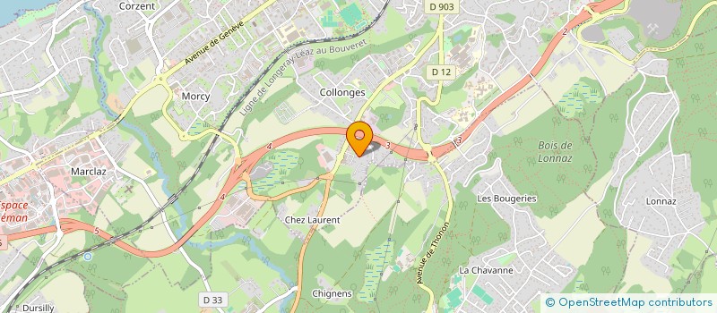 localisation de l'entreprise MADAME CARLA DA SILVA CUNHA à THONON-LES-BAINS