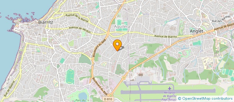 localisation de l'entreprise MADAME CARLA DALMAIS  BIARRITZ